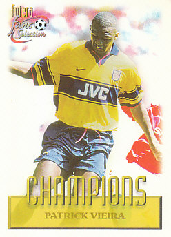 Patrick Vieira Arsenal 1999 Futera Fans' Selection #78